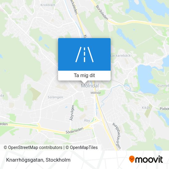 Knarrhögsgatan karta