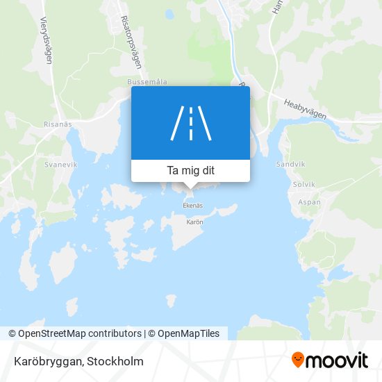 Karöbryggan karta