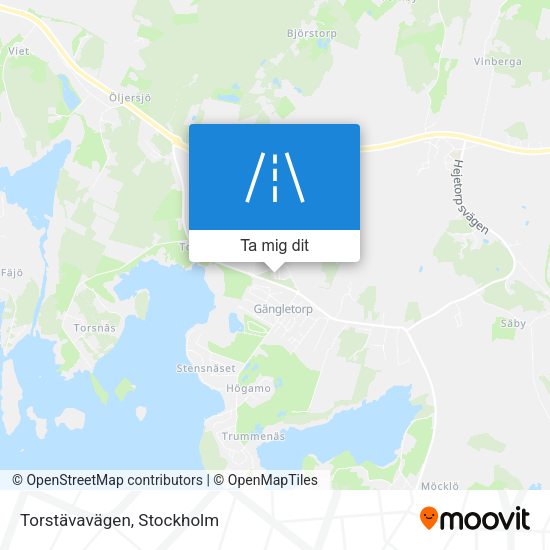 Torstävavägen karta
