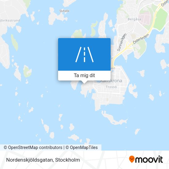 Nordenskjöldsgatan karta