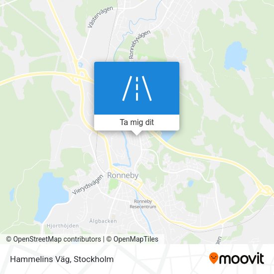 Hammelins Väg karta