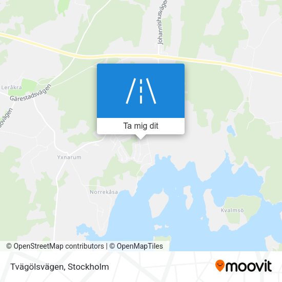 Tvägölsvägen karta