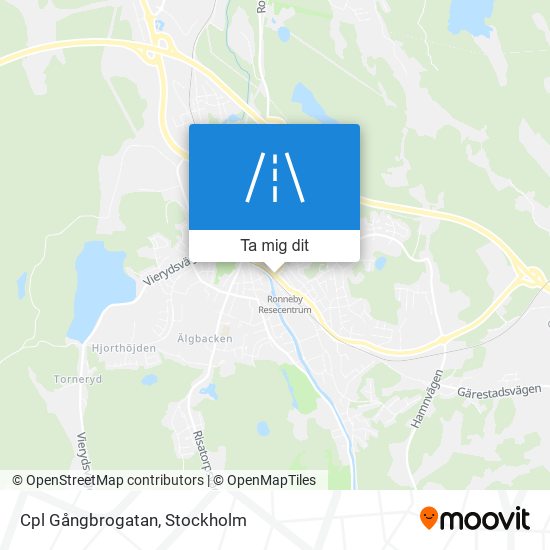 Cpl Gångbrogatan karta