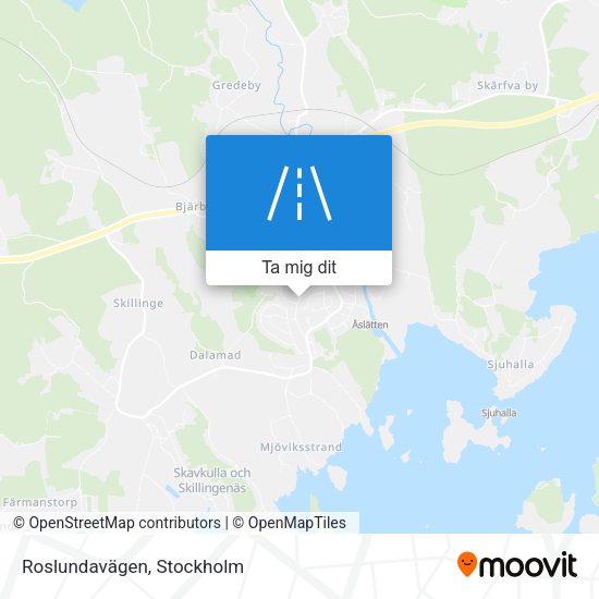 Roslundavägen karta