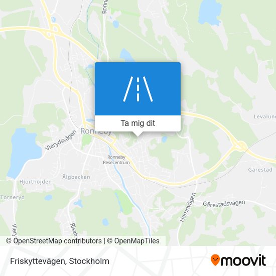 Friskyttevägen karta