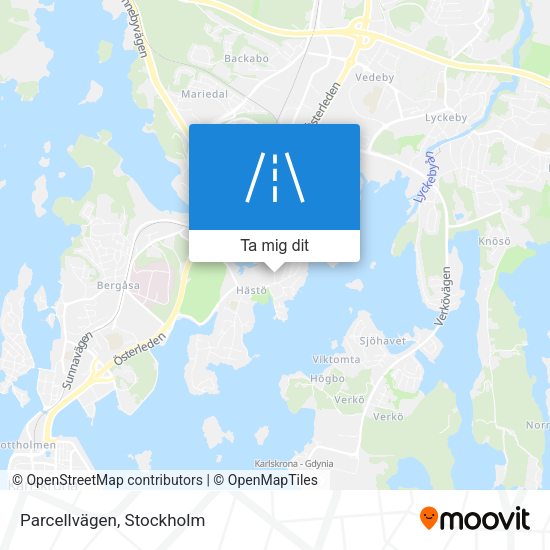 Parcellvägen karta