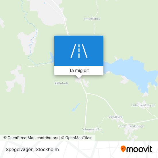 Spegelvägen karta