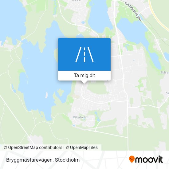 Bryggmästarevägen karta
