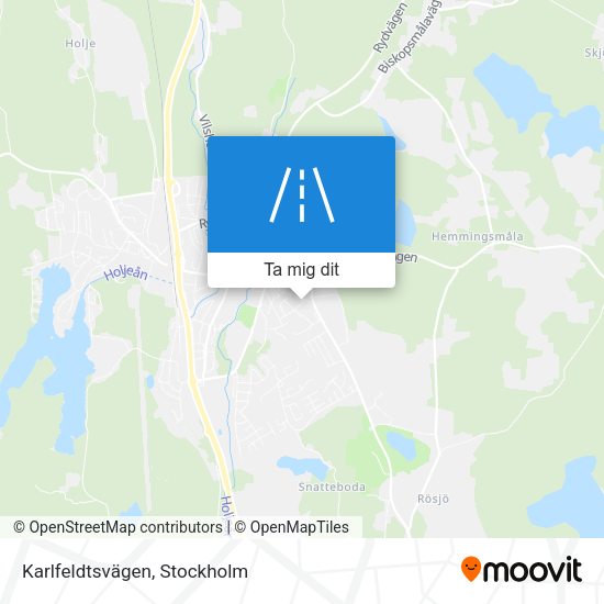 Karlfeldtsvägen karta