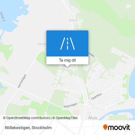 Röllekestigen karta