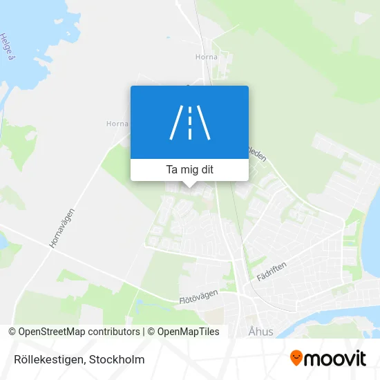 Röllekestigen karta