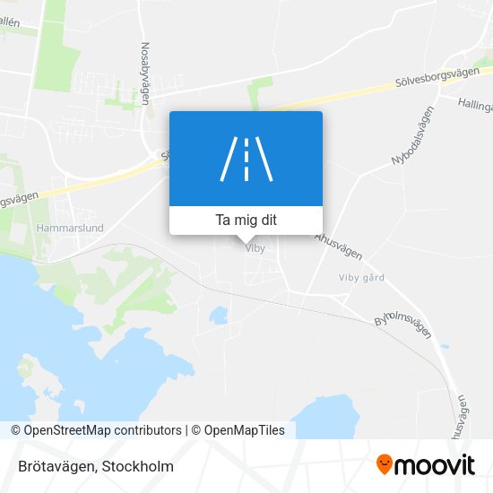Brötavägen karta