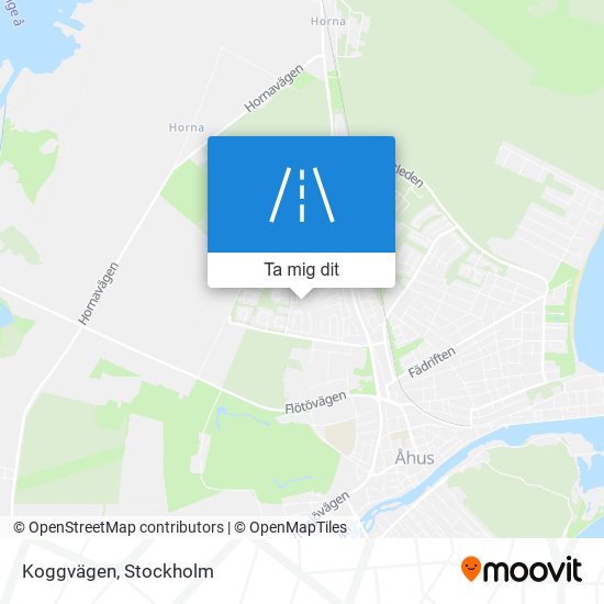 Koggvägen karta