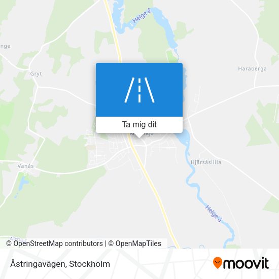 Åstringavägen karta