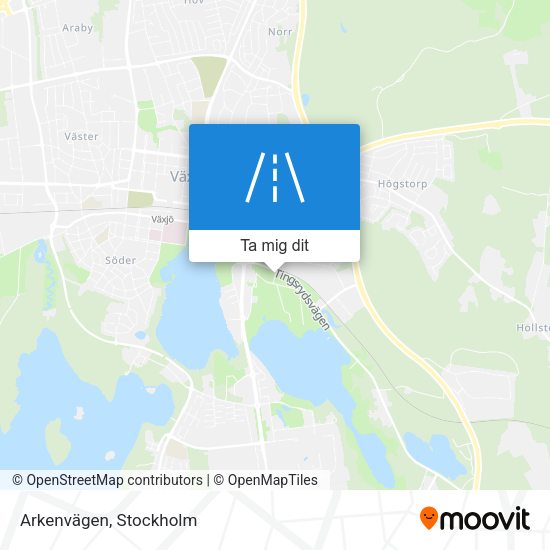 Arkenvägen karta