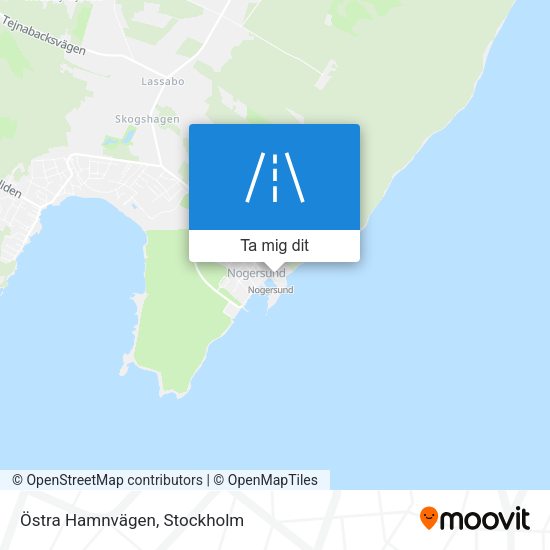 Östra Hamnvägen karta