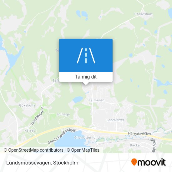 Lundsmossevägen karta