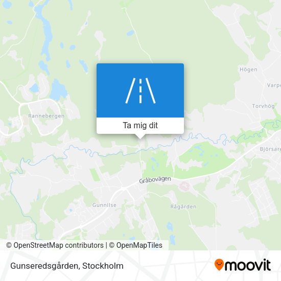 Gunseredsgården karta