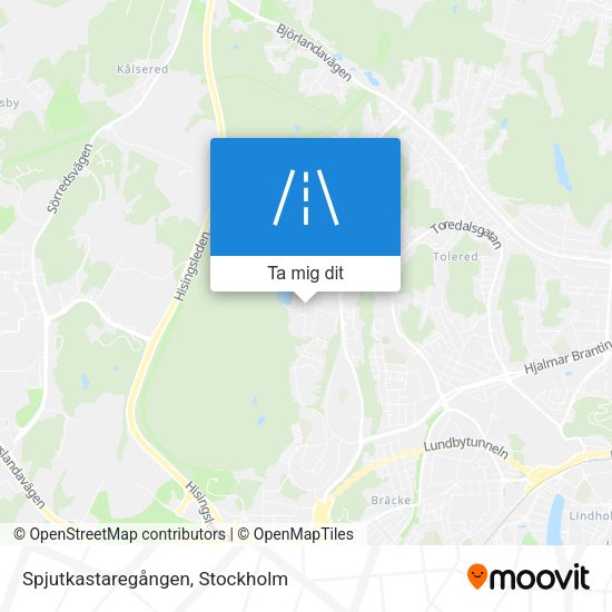 Spjutkastaregången karta