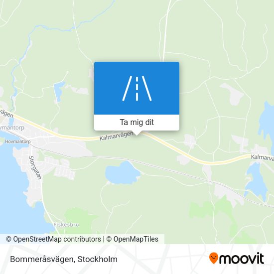 Bommeråsvägen karta