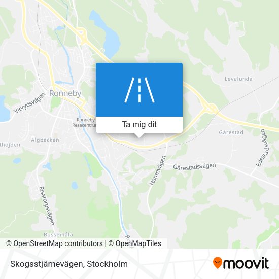 Skogsstjärnevägen karta