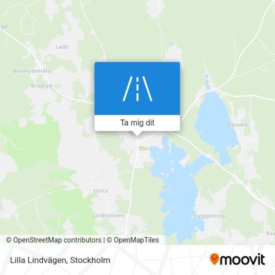 Lilla Lindvägen karta