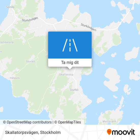 Skallatorpsvägen karta