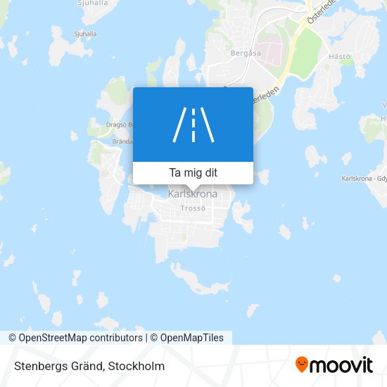 Stenbergs Gränd karta