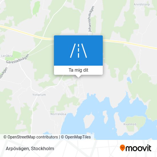 Arpövägen karta