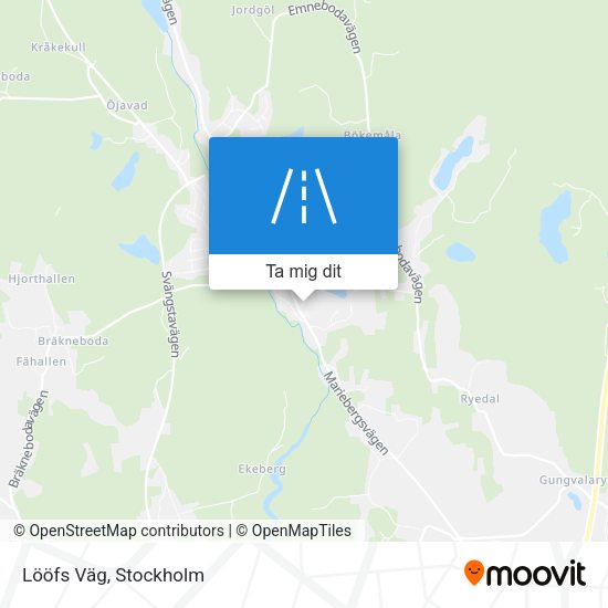 Lööfs Väg karta