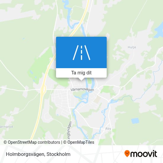Holmborgsvägen karta