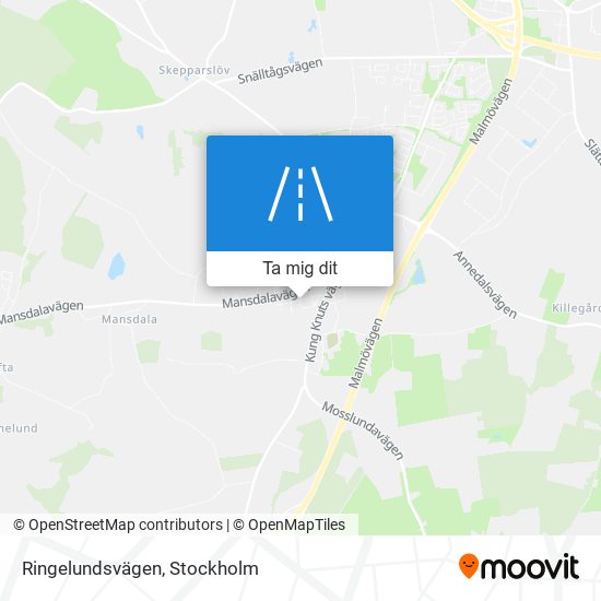 Ringelundsvägen karta