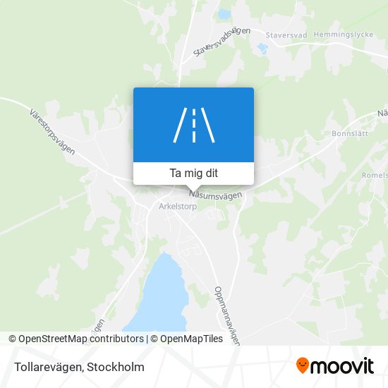 Tollarevägen karta