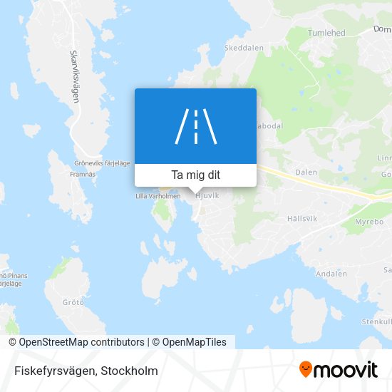 Fiskefyrsvägen karta