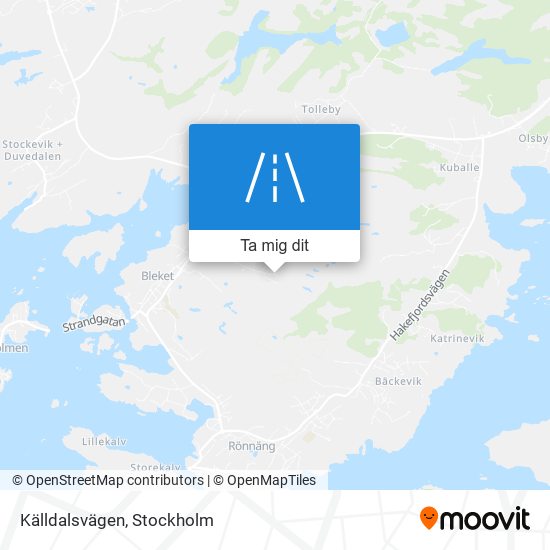 Källdalsvägen karta