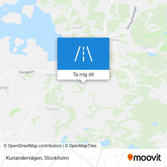 Kurlandervägen karta