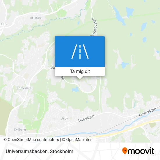 Universumsbacken karta