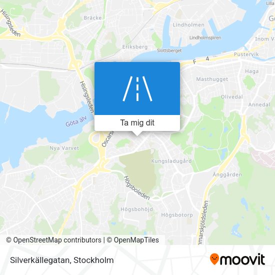 Silverkällegatan karta