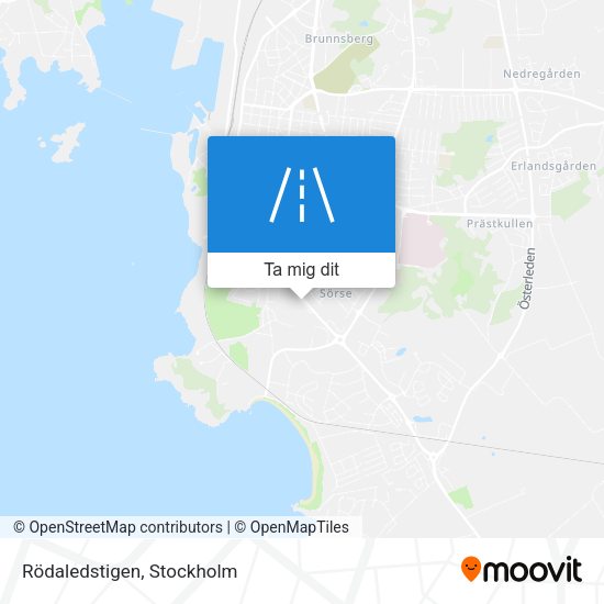 Rödaledstigen karta