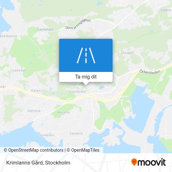 Krimlanns Gård karta