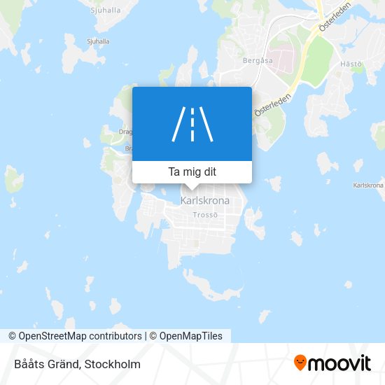 Bååts Gränd karta