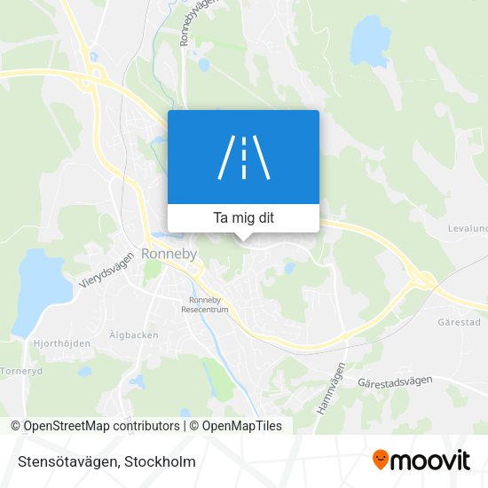 Stensötavägen karta