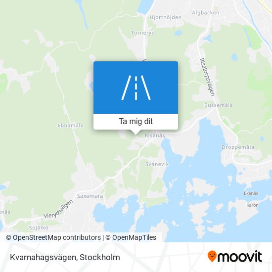 Kvarnahagsvägen karta