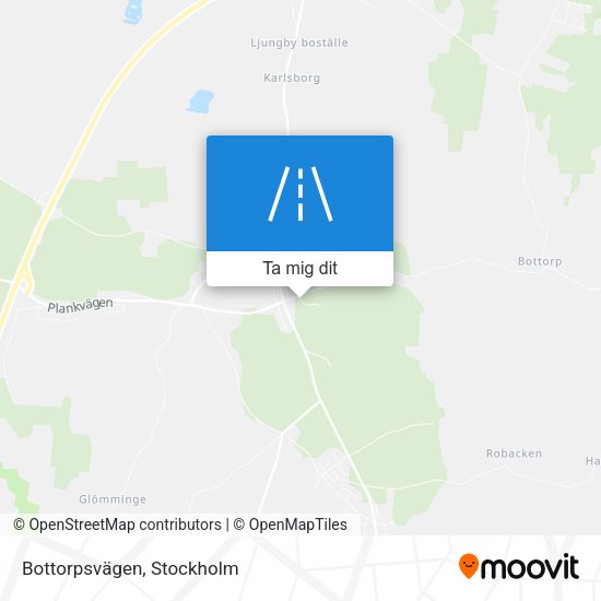 Bottorpsvägen karta