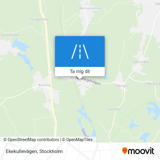 Ekekullevägen karta