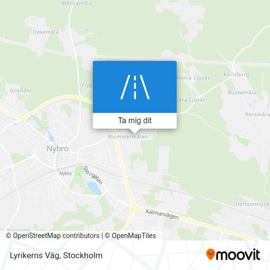 Lyrikerns Väg karta