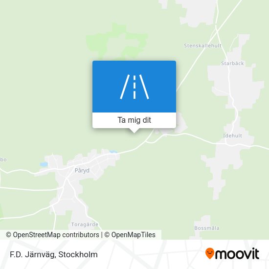 F.D. Järnväg karta