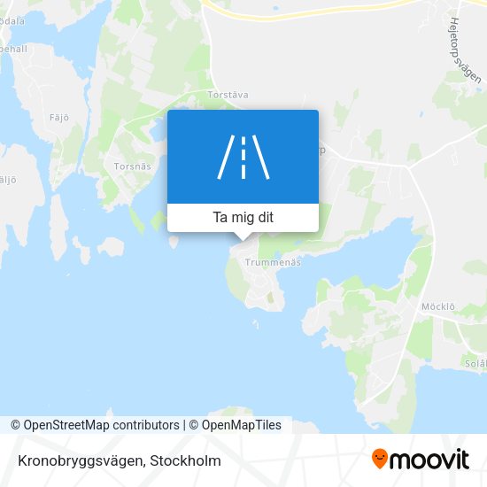 Kronobryggsvägen karta