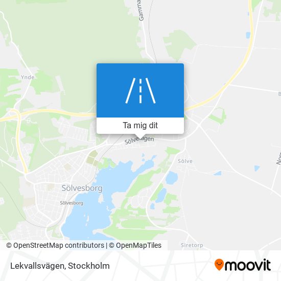 Lekvallsvägen karta