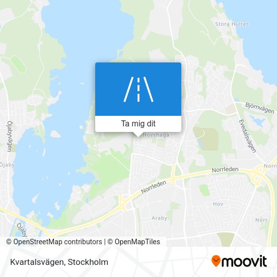 Kvartalsvägen karta